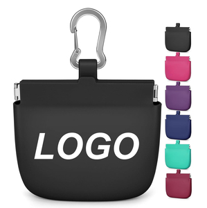 Bolsa de Silicona para Premios de Perro, Bolsa de Entrenamiento Pequeña con Asa y Tapa de Cierre Automático para Facilitar el Entrenamiento y Paseo de Mascotas - Product Image 1