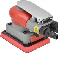 Orbital Pneumatic Air Sander-Variable Speed High Efficiency Industrial/Professional Grade Square Pad Handheld Sanding Tool for
