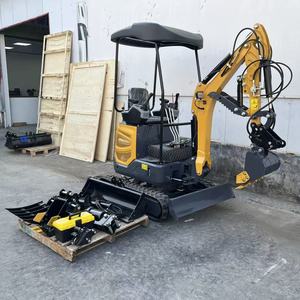 Excavadora de cadenas de 1.6 toneladas en oferta, con cabina con aire acondicionado, cuchilla dozer, alta eficiencia para obras de construcción, garantía de un año - Product Image 5