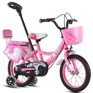 Giá Rẻ Chất Lượng Cao 12 Inch Red Kid Xe Đạp Trẻ Em Xe Đạp Với Đẩy Xử Lý Từ Nhà Máy/12 Inch Trẻ Em Xe Đạp Thời Trang Chu Kỳ Cho Bé Trai - Product Image 2