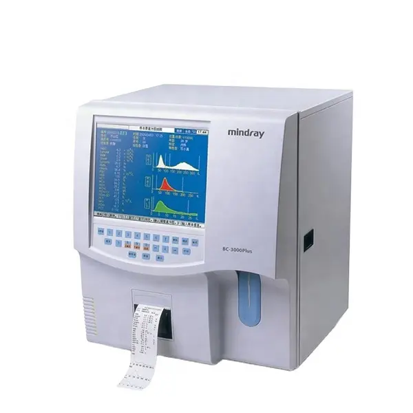 Mindray 전체 자동 cbc 테스트 기계 3 부분 차별화 혈액학 분석기 mindray bc 3000 플러스