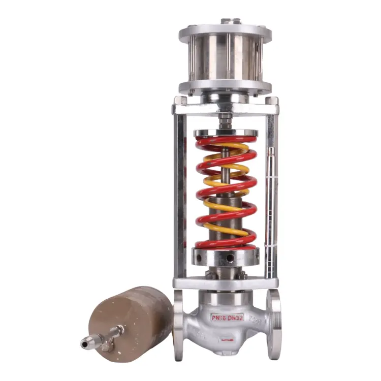 DN15-200 valvola di regolazione automatica del gas di tipo a cilindro valvola di regolazione della pressione del vapore che riduce e stabilizza la pressione