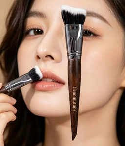 Ensemble de pinceaux de maquillage professionnels à marque privée, poils synthétiques doux, kit de pinceaux pour blush et poudre libre, outil de beauté végétalien et sans cruauté - Product Image 6