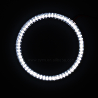 60mm 65mm 70mm 75mm 80mm 85mm 90mm 94mm 100mm 131mm 146mm 160mm Anneaux LED Angel Eyes Halo pour phares de moto et de voiture, et feux antibrouillard