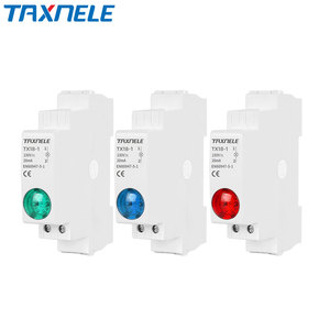 DIN đường sắt dẫn tín hiệu đèn AC DC 220V <span class=keywords><strong>230V</strong></span> chỉ ra thí điểm đèn đèn đỏ màu xanh lá cây màu xanh da cam trắng 18 Mét - Product Image 4