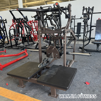 Machine de musculation la plus vendue, machine à squats à pendule rechargeable, machine à presse à jambes horizontale, machine à squats à charge de plaques