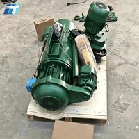 Palans électriques à câble traditionnels de 5 tonnes, type fixe/à chariot, 380V, certifiés, équipement de levage métallique robuste, vente au détail, palan électrique CD