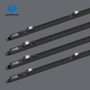 Ningbo Lepin bonne vente 16A commutateur 1U universel PDU 6 voies PDU montage en rack PDU prises pour interrupteur d'armoire 2M plomb - Product Image 5