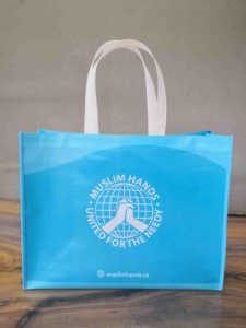 Sac promotionnel réutilisable en non-tissé, sac de courses pour supermarché, sacs fourre-tout en PP non-tissé avec logo imprimé personnalisé - Product Image 3