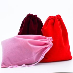 Bolsas de Terciopelo con Cordón de 10x12 para Jabón, Personalizables al por Mayor, Embalaje Artesanal Reciclable, Tamaño/Color Personalizables, Estampado UV - Product Image 4