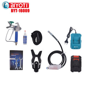 Pulverizador <span class=keywords><strong>de</strong></span> pintura <span class=keywords><strong>de</strong></span> pared sin aire eléctrico <span class=keywords><strong>de</strong></span> alta presión alimentado por batería inalámbrica, máquina <span class=keywords><strong>de</strong></span> pintura <span class=keywords><strong>de</strong></span> masilla <span class=keywords><strong>de</strong></span> yeso <span class=keywords><strong>de</strong></span> pared automática - Product Image 5