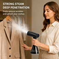 Défroisseur Vapeur Portable 380ML avec Réservoir Amovible, Défroisseur Vapeur à Main, Fer à Vapeur de Voyage