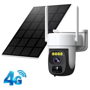 Caméra de sécurité extérieure sans fil PTZ solaire 4G sans carte SIM <span class=keywords><strong>2K</strong></span>, stockage 32 Go, détection de mouvement PIR, audio bidirectionnel, batterie intégrée, IP66 - Product Image 1