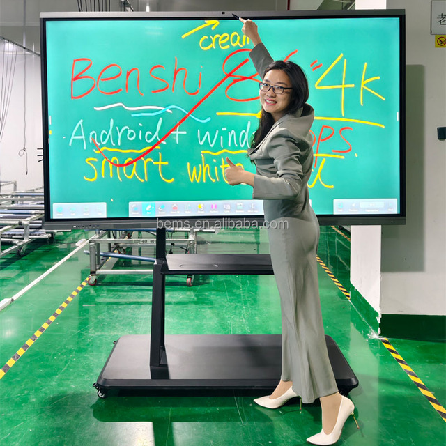 Good Quality Smart White Board Factory Price 75 Inch Touch Screen Windows/android Electronic Digital Tv Interactive Whiteboard