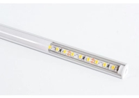 Profilé d'éclairage LED d'angle pour plafond à faible MOQ, en aluminium extrudé à 45 degrés, avec diffuseur de canal LED 3M