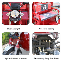 Aboboyaa, l'une des meilleures ventes de tricycles Zongshen 150cc 175cc à essence pour distribution d'eau à usage commercial au Ghana