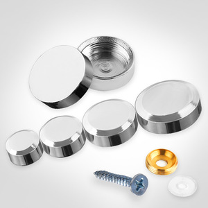 Cache-Vis Décoratif Rond en Cuivre pour Fixation Murale de Carrelage et Verre – Accessoire Vis d'Expansion - Product Image 1