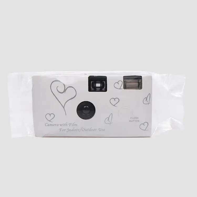 Пленочная камера 35 мм, одноразовая Свадебная винтажная камера для одноразового использования в ретро стиле, цветная пленка 18Exp