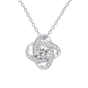 Nuova Collana con Ciondolo a Quadrifoglio Traforato e Diamanti Incastonati <span class=keywords><strong>per</strong></span> Catena Clavicolare, un <span class=keywords><strong>Regalo</strong></span> <span class=keywords><strong>per</strong></span> la Tua <span class=keywords><strong>Figlia</strong></span> - Product Image 1