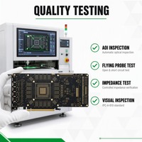Carte PCB HDI multi-couches pour carte graphique GPU haut de gamme jusqu'à 40 couches, fabricant de cartes PCB GPU Megtron ENIG ENEPIG haute température de fusion