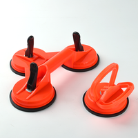 Ventouse universelle manuelle robuste en caoutchouc double et plastique ABS, de haute qualité, pour le levage de verre et de carreaux