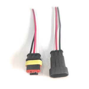 3 دبوس أمبير Superseal الذكور موصل سالب التوصيل السيارات تسخير أسلاك كهربائية 282105-1 282087-1 - Product Image 1