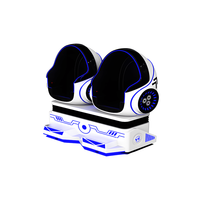 Affaires à faible investissement et à fort profit : Machine de jeu de simulation de mouvement 9D VR Egg Cinema Tickle Simulator pour parc d'attractions intérieur