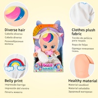 Poupée gothique Q-Version Fantasy OEM avec fonction musicale et larmes réelles, ensemble interactif en PVC pour filles, 15-30 cm