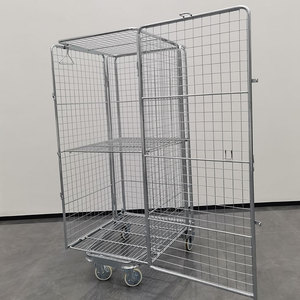 Récipient d'entreposage de petit pain d'entrepôt de grillage d'industrie Offre Spéciale sur des roues - Product Image 4