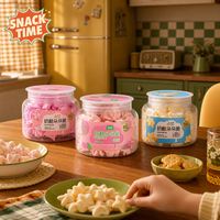 Biscuits croustillants au yaourt aux fruits en gros pour enfants, marque privée, OEM, boîte de collation personnalisée de 27g