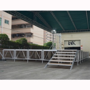 Escenario de aluminio para eventos de baile, ligero, ajustable, 1m x 1m - Product Image 4