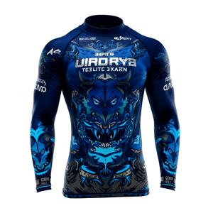 <span class=keywords><strong>T</strong></span>-<span class=keywords><strong>shirt</strong></span> da uomo a compressione con stampa animale, maglia BJJ, abbigliamento da palestra MMA <span class=keywords><strong>boxe</strong></span>, <span class=keywords><strong>T</strong></span>-<span class=keywords><strong>shirt</strong></span> sportiva sublimata - Product Image 2