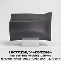Moulure latérale de porte arrière anti-crevasses LR077212-B/044135/125994, côté conducteur, apprêtée, pour LAND ROVER RANGE ROVER SPORT 2014-2017