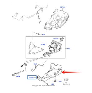 LR044026 yeni hava pompası <span class=keywords><strong>Guard</strong></span> plaka için 2010 Land Rover Range Rover için üst ve alt süspansiyon kompresör <span class=keywords><strong>Guard</strong></span> kapakları - Product Image 6