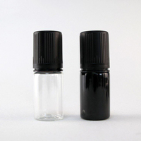 10ml 30ml bouteilles PET vides compte-gouttes en plastique v3 bouteille liquide avec bouchon de sécurité