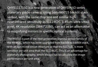 QHYCCD QHY5III715C Objectif zoom de photographie astronomique de nouvelle génération Caméra de navigation planétaire couleur 4K avec distance focale de 50mm