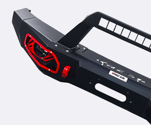 New Beijing BJ40 Front and Rear Bumper Modified to Falcon Design Manganese Steel Decoration & Protection
