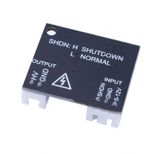 โมดูลเพิ่มแรงดันไฟฟ้ากระแสตรง DC5V-12V เป็น 170V 150V-220V สำหรับหลอดเรืองแสงแรงดันสูง ใช้กับหลอดนิกซี่ Glow Magic Eye MAX1771 พร้อมฟังก์ชั่นปิด - Product Image 4