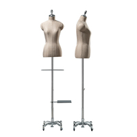 Présentoir de costume d'affaires de Mannequin demi-longueur de femme pour la Table de robe de modèle d'accessoires de fenêtre de magasin de vêtements