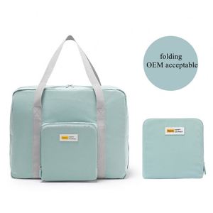 กระเป๋าเดินทางแบบพับได้ น้ำหนักเบา แฟชั่นขายส่ง พร้อมซิปปิด ความจุสูง พกพาสะดวก สำหรับวันหยุดสุดสัปดาห์ - Product Image 2