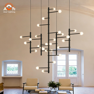 <span class=keywords><strong>Plafonnier</strong></span> LED Aoyi Lighting à <span class=keywords><strong>branches</strong></span> géométriques - Décoration contemporaine pour résidence et manoir haut de gamme - Product Image 2