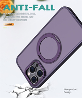 Pour iPhone 14 Pro Max 360 Rotation Invisible Support Magnétique Téléphone étui pour 15Plus 13 12 16 Pare-chocs Antichoc Support En Métal Couverture