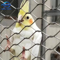 Filet en câble métallique en acier inoxydable AISI316 304 pour volière de zoo, cage à oiseaux et enclos pour perroquets