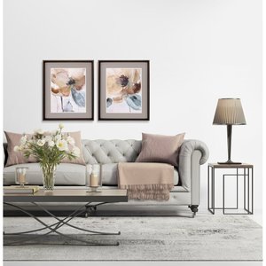 Personalizado América del Norte acuarela <span class=keywords><strong>pintura</strong></span> Floral botánico de amapola-2 pieza foto marco impresión en papel de la pared de arte - Product Image 3