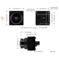 Modul Kamera GMSL 2MP Sensor Gambar Kelas Otomotif ISP Terintegrasi Lensa AA Tingkat Perlindungan IP67 dan Lebih Tahan Lama