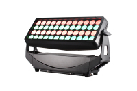 Luz LED RGBW Impermeable de 48X20W para Edificios con Segmentos de Píxeles, Control DMX512 RDM y Pantalla LCD para Arquitectura