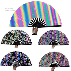 Abanico de Bambú Grande al por Mayor de Guansen, Abanico Chino para Danza de Kung Fu con Decoración Pintada, Modelo de Pintura China, Souvenir - Product Image 2