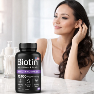 Cápsulas de Biotina, Queratina <span class=keywords><strong>y</strong></span> Colágeno de Marca Privada, Cápsulas Orgánicas de Biotina <span class=keywords><strong>para</strong></span> <span class=keywords><strong>Cabello</strong></span>, <span class=keywords><strong>Piel</strong></span> <span class=keywords><strong>y</strong></span> <span class=keywords><strong>Uñas</strong></span>, Vitaminas, <span class=keywords><strong>Suplemento</strong></span> de Biotina - Product Image 5