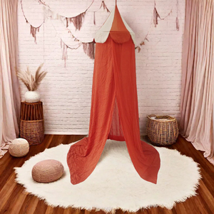 Thanh lịch trẻ em gấp Vòng giường tán với thuận tiện vòm biên giới sử dụng nhà lưới chống muỗi & phụ kiện phòng ngủ - Product Image 6