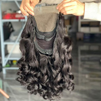Perruque Lace Front 5x5 Cheveux Humains 200% Sans Colle Boucles Volumineuses Cheveux Vierges pour Dentelle Transparente 16 Pouces Ligne de Cheveux Naturelle